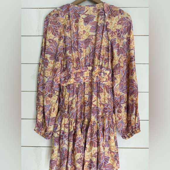 A.L.C. Isla V Neck Tiered Dress - Picture 12 of 12